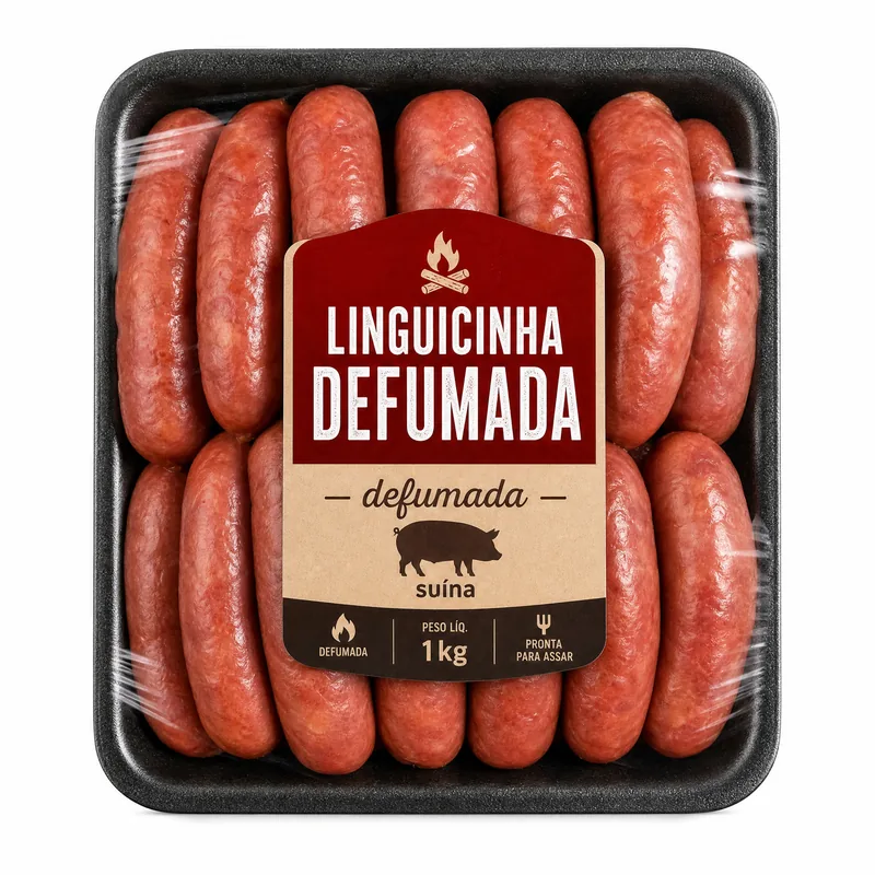LINGUICA DE CARNE SUINA DEFUMADA SKIN BORRUSSIA