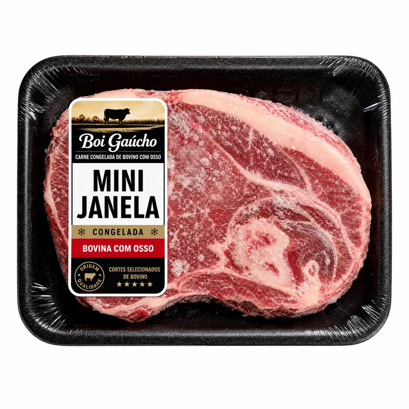 CARNE CONGE. BOV. C/OSSO - MINI JANELA MACANUDO BOI GAUCHO