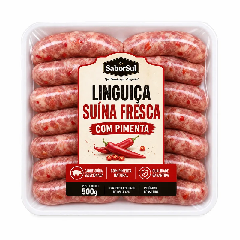 LINGUICA SUINA FRESCA C/PIMENTA