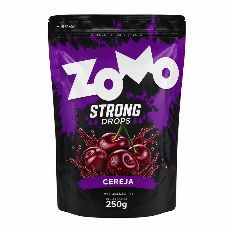 FUMO NARGUIL ZOMO STRONG DROPS CEREJA