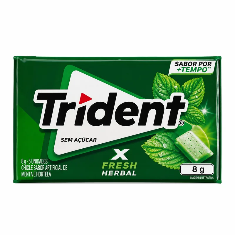 TRIDENT XFRESH HERBAL 8G