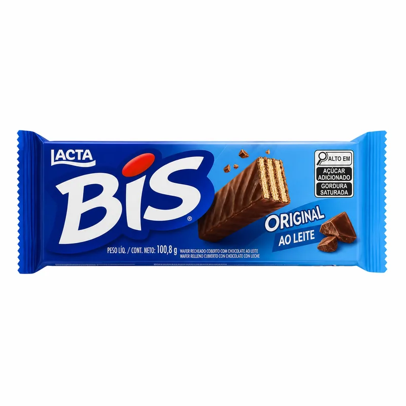 BIS WAFER BISCOITO LACTA 100,8G