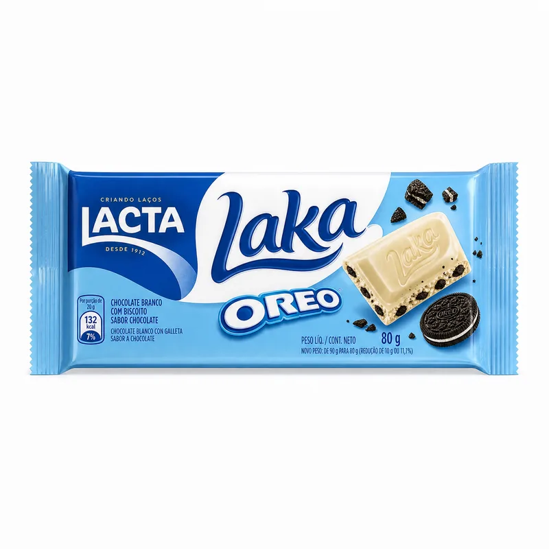 CHOCOLATE LACTA LAKA OREO 80G