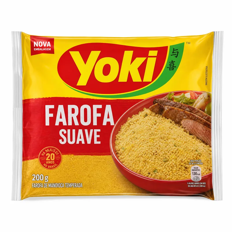 FAROFA SUAVE YOKI 200GR
