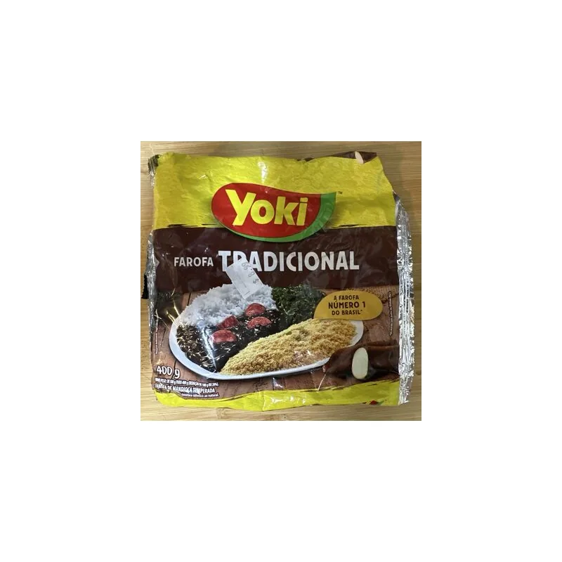 FAROFA DE MANDIOCA TEMPERADA 400G