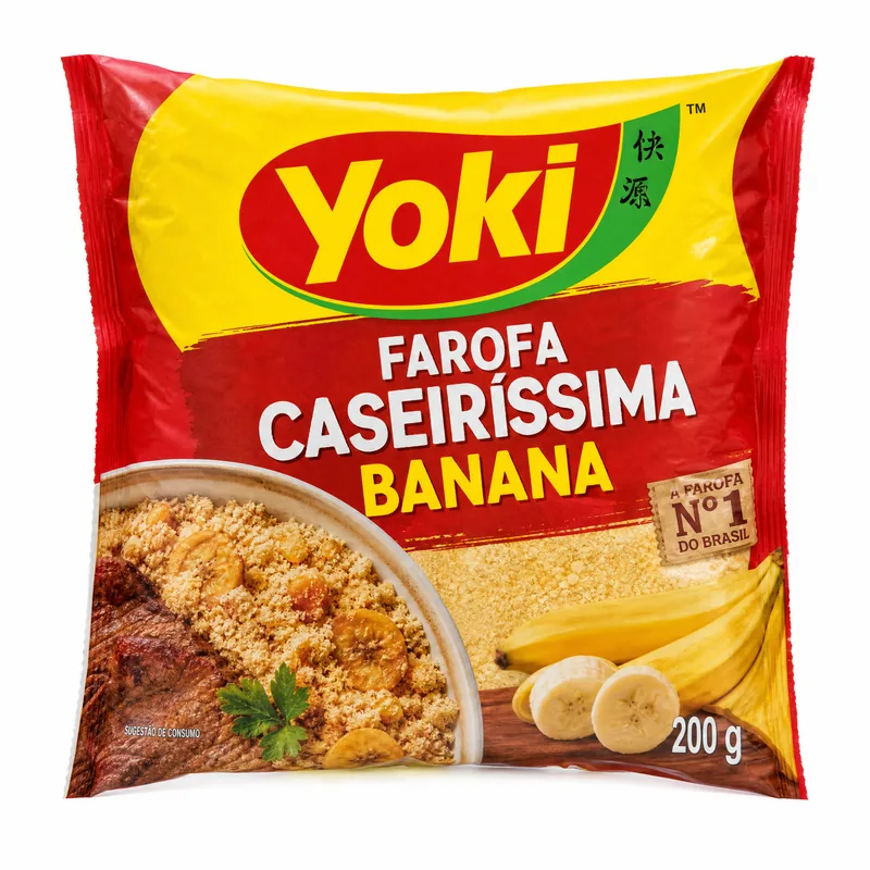 FAROFA CASEIRISSIMA BANANA YOKI 200GR