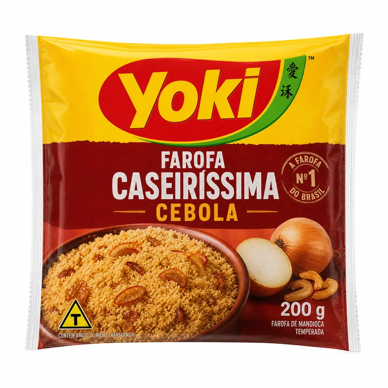 FAROFA CASEIRISSIMA CEBOLA YOKI 200GR