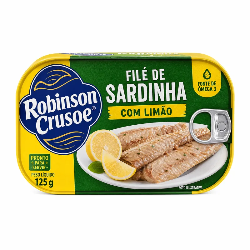 FILE DE SARDINHA C LIMAO 125G