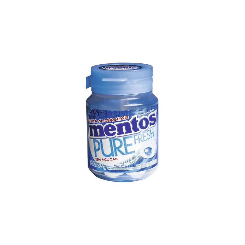 MENTOS GARRAFA PURE FRESH MINT 56G
