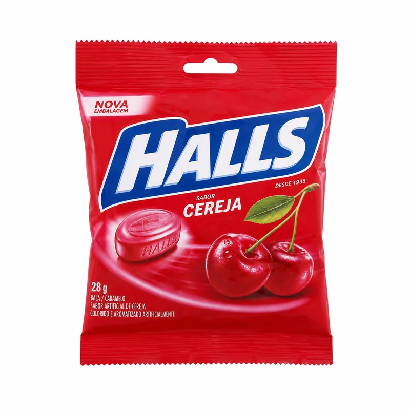HALLS CEREJA 28 G