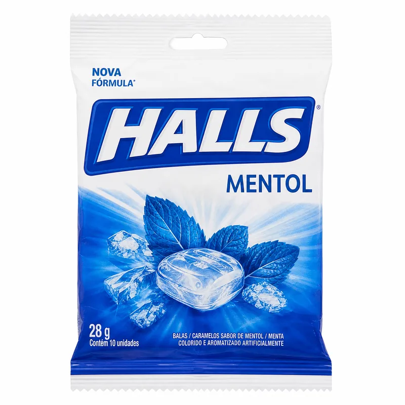 HALLS MENTOL ENVELOPE 28G