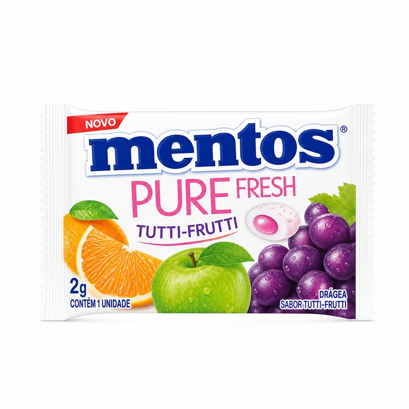 MENTOS PURE FRESH TUTTI-FRUTTI 2G