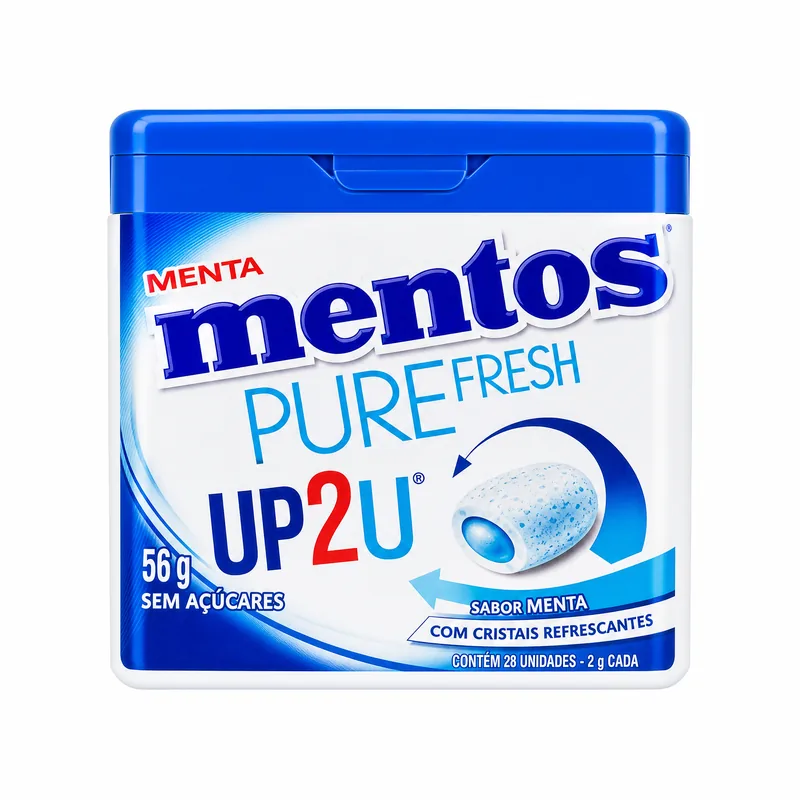 MENTOS GARRAFA PURE FRESH UP2U 56G