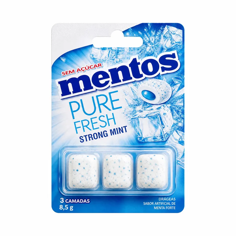 MENTOS 3C PURE FRESH STRONG MINT 8,5G