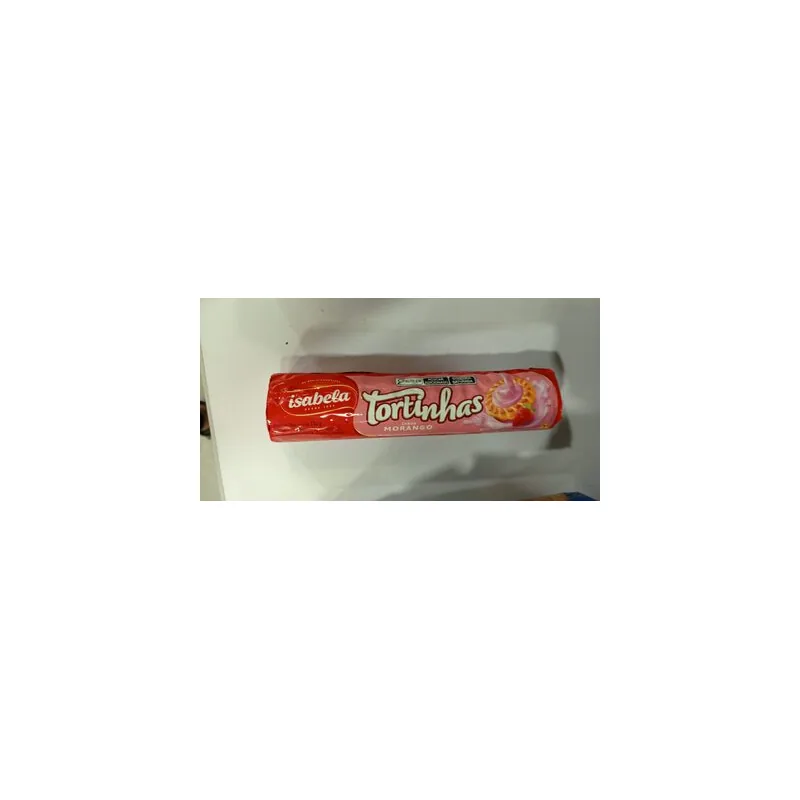 TORTINHAS RECH. MORANGO ISABELA 140GR
