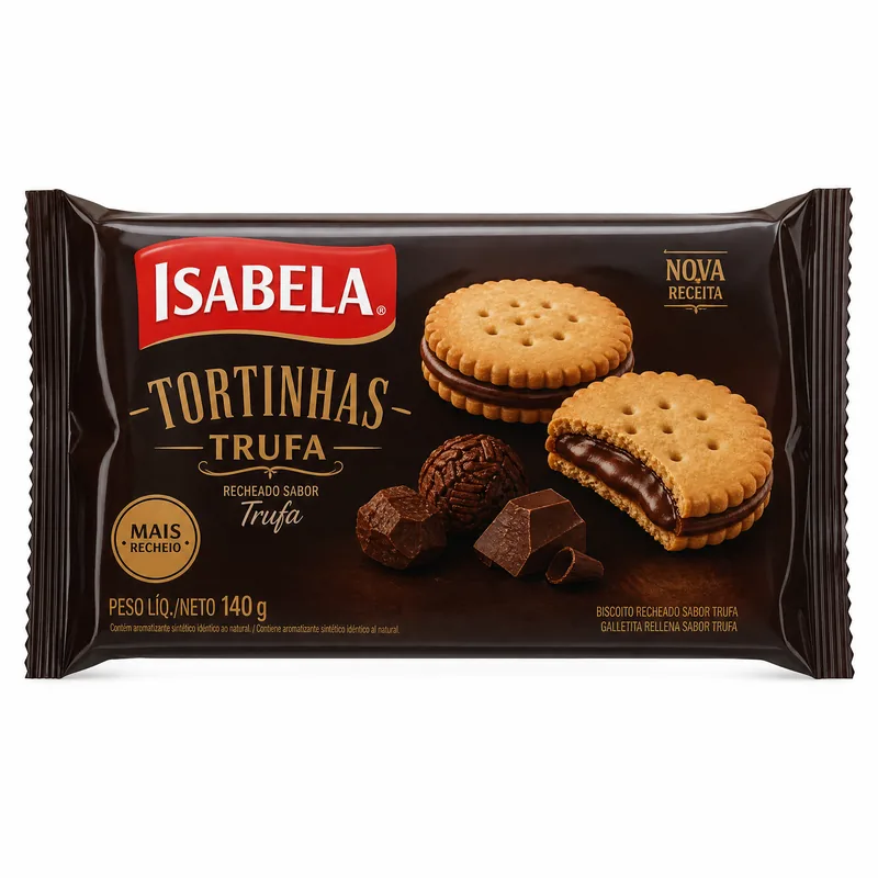 TORTINHAS RECH. TRUFA ISABELA 140GR