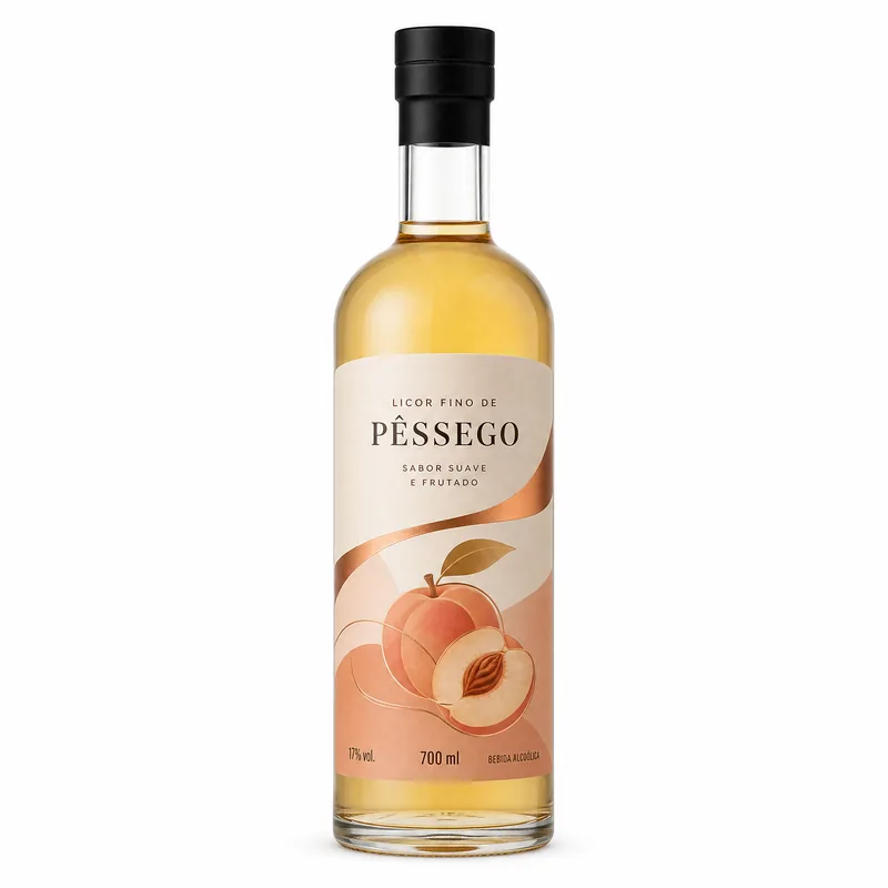 LICOR HOL PEACHTREE + TACA 700ML
