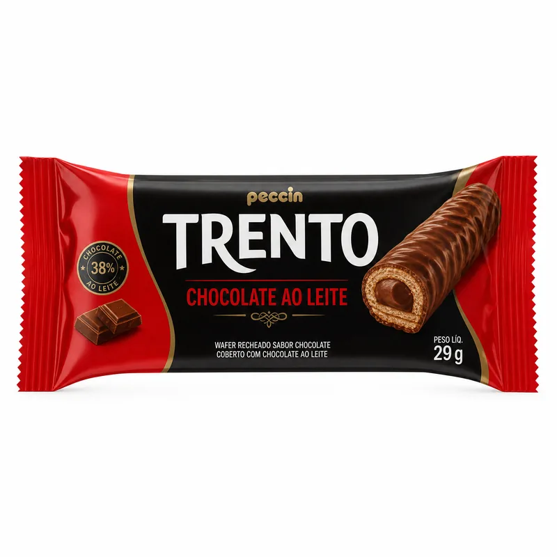 TRENTO CHOCOLATE AO LEITE PROMO PECCIN 29G