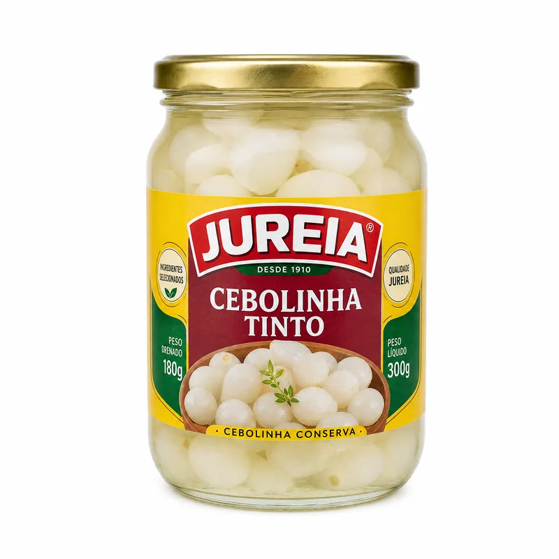 CONSERVA CEBOLINHA TINTO 300GR JUREIA