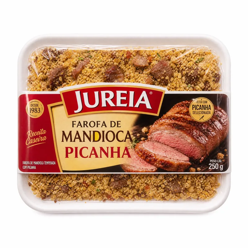 FAROFA DE MANDIOCA PICANHA 250GR JUREIA
