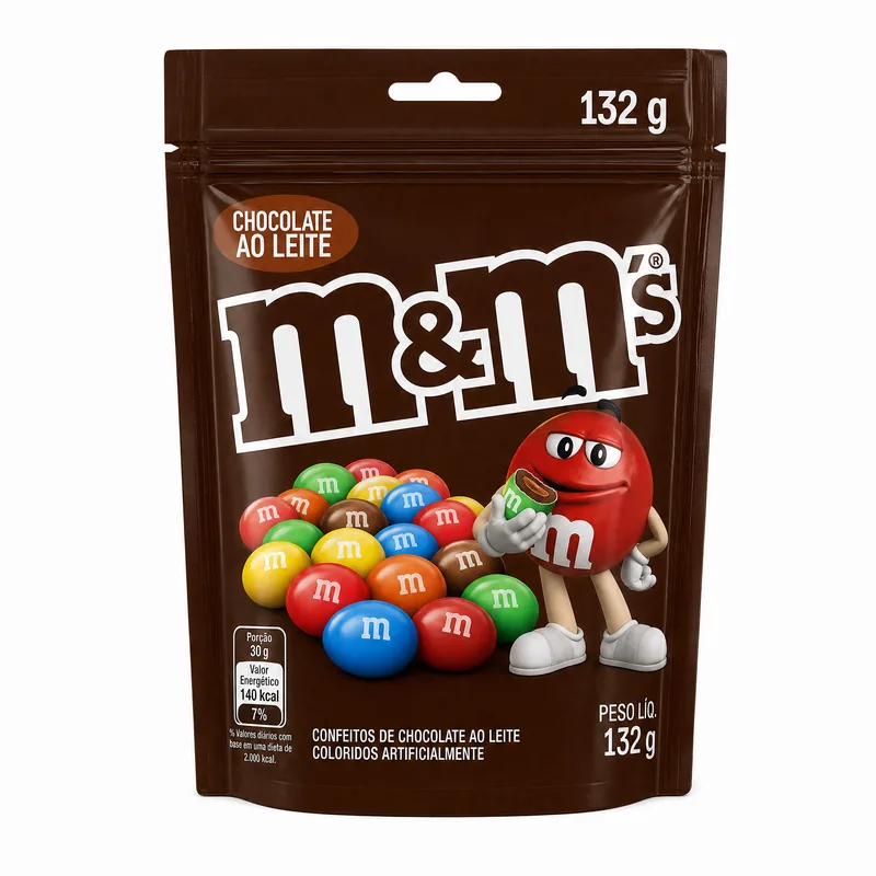 MMS POUCH CHOCOLATE AO LEITE 132 GR