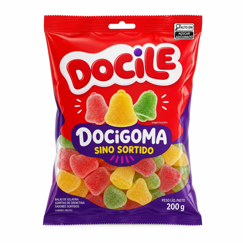 DOCIGOMA SINO SORTIDO DOCILE 200G