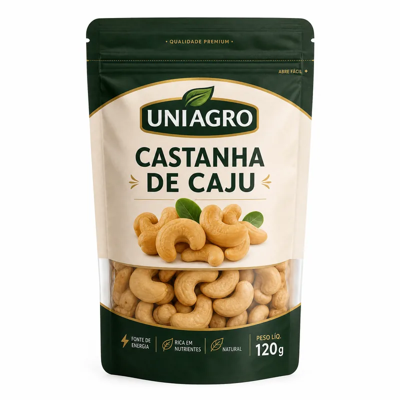 CASTANHA CAJU UNIAGRO 120G