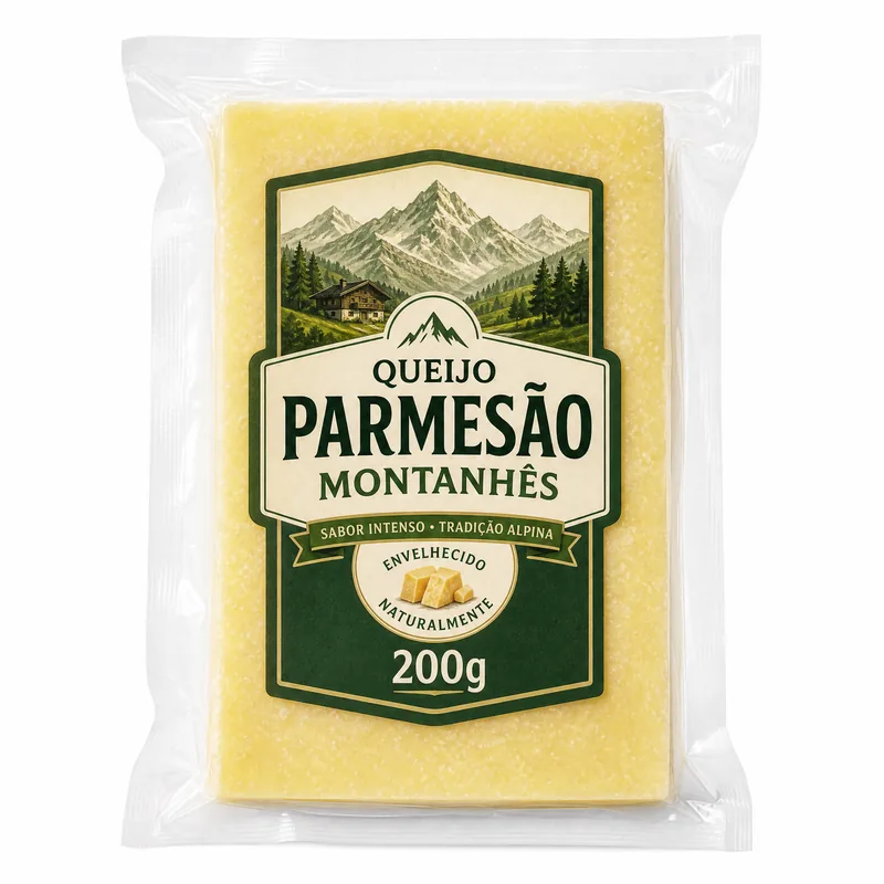 QUEIJO PARM-MONTANHES KIFORMAGGIO FRAC.CUNHA PESO PADRAO 200G