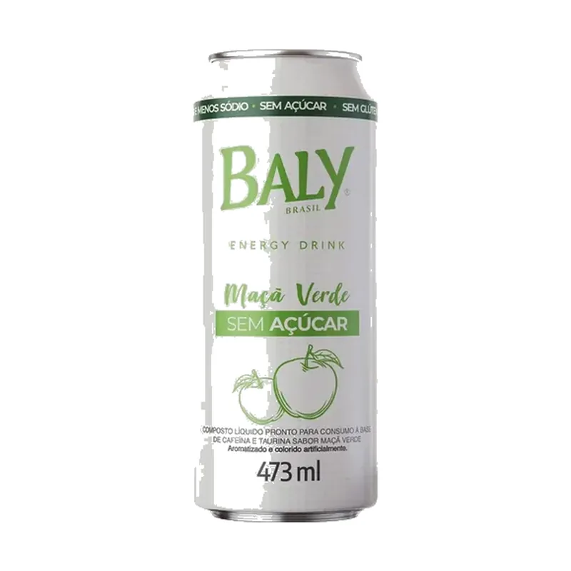 BALY BRASIL MACA VERDE SEM ACUCAR 473ML LATA