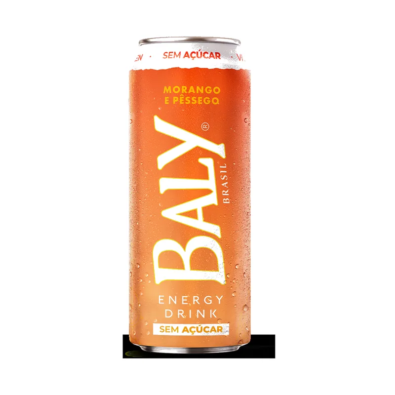 BALY MORANGO E PESSEGO SEM ACUCAR 473ML LATA