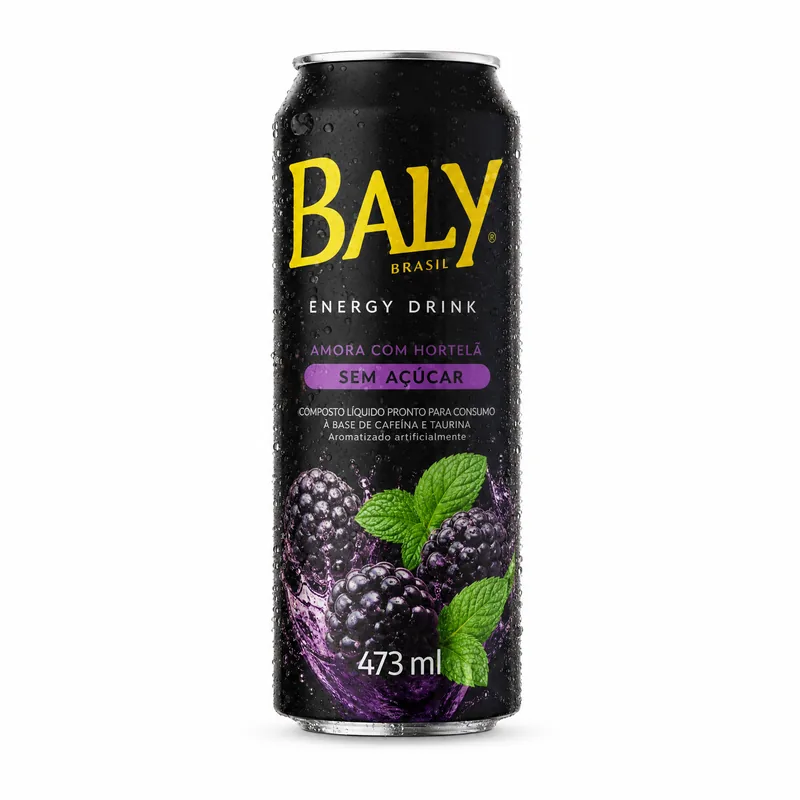 BALY AMORA C/HORTELA SEM ACUCAR 473ML LATA