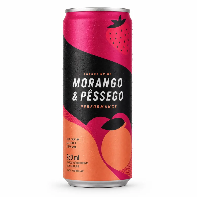 BALY PRO MORANGO E PESSEGO 250ML LATA