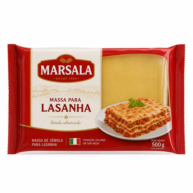 LZ MASSA LASANHA 500G MARSALA