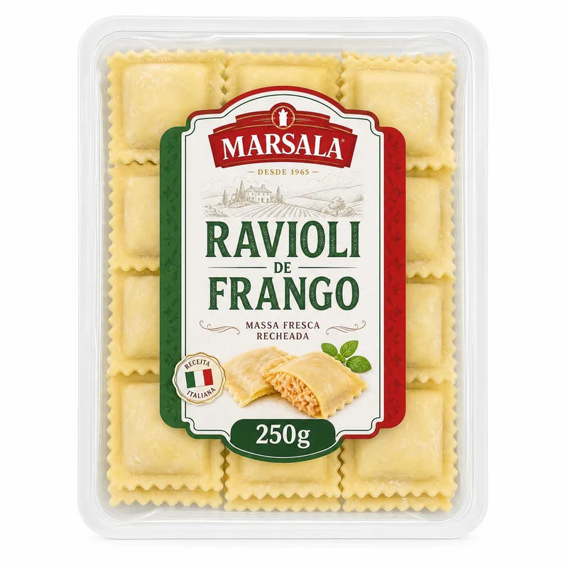 RVF RAVIOLI FRANGO 250G MARSALA