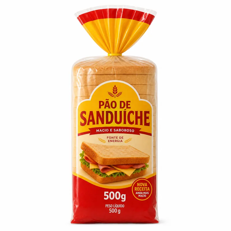 PSQ PAO DE SANDUICHE QUALIBREAD 500G MARSALA