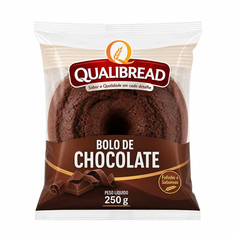BCQ BOLO DE CHOCOLATE QUALIBREAD 250G MARSALA