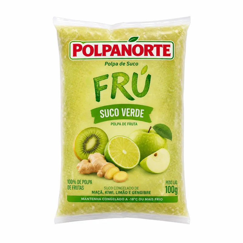 FRU POLPA DE SUCO VERDE POLPANORTE CG