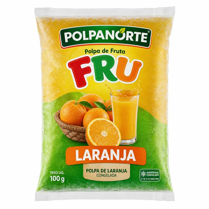 FRU POLPA DE LARANJA POLPANORTE CG