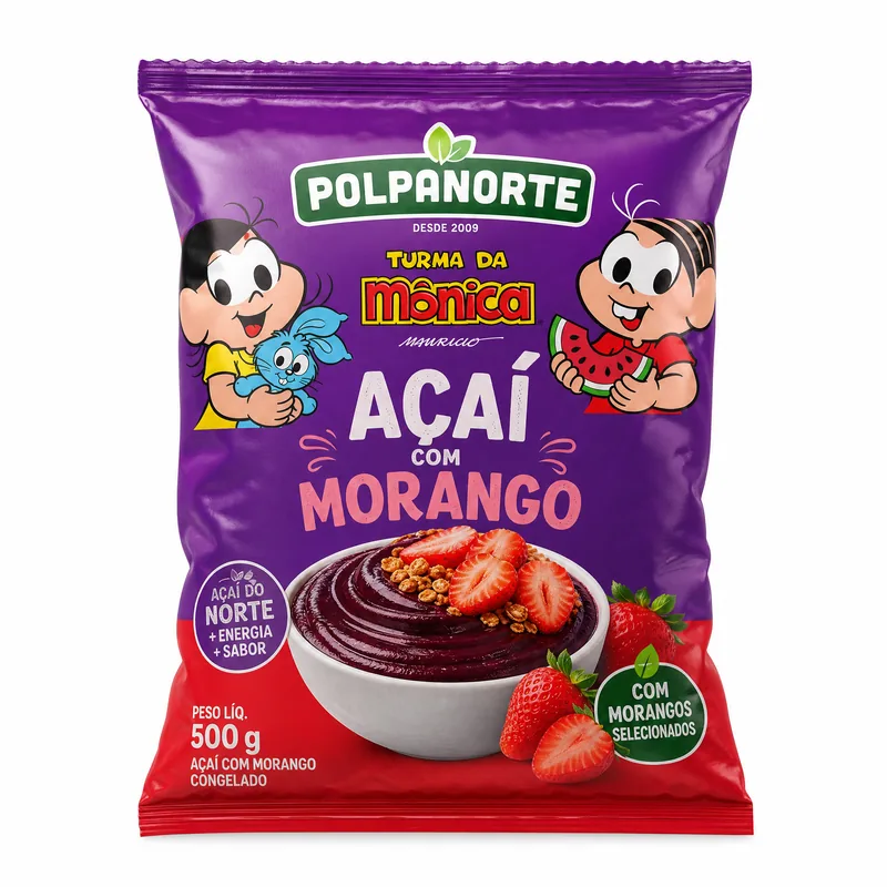 FRU ACAI C/ MORANGO 500G TURMA MONICA CG