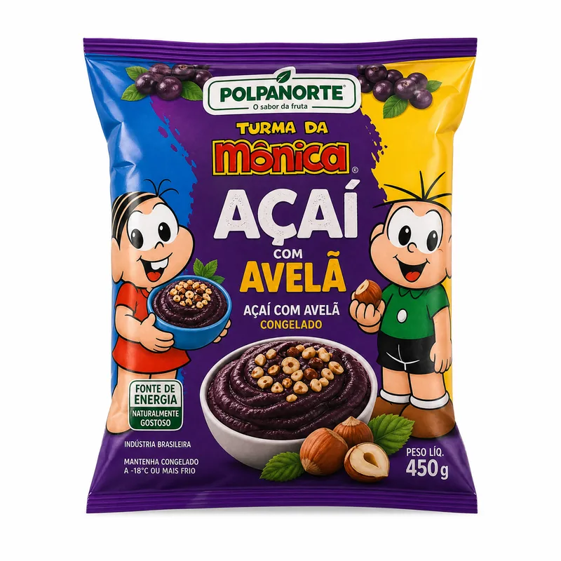 FRU ACAI C/AVELA 450G TURMA MONICA CG