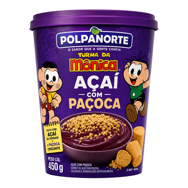 FRU ACAI C/PACOCA 450G TURMA MONICA CG