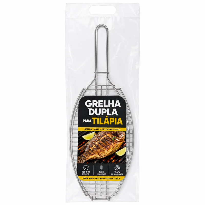 GRELHA DUPLA PARA TILAPIA ABERTA