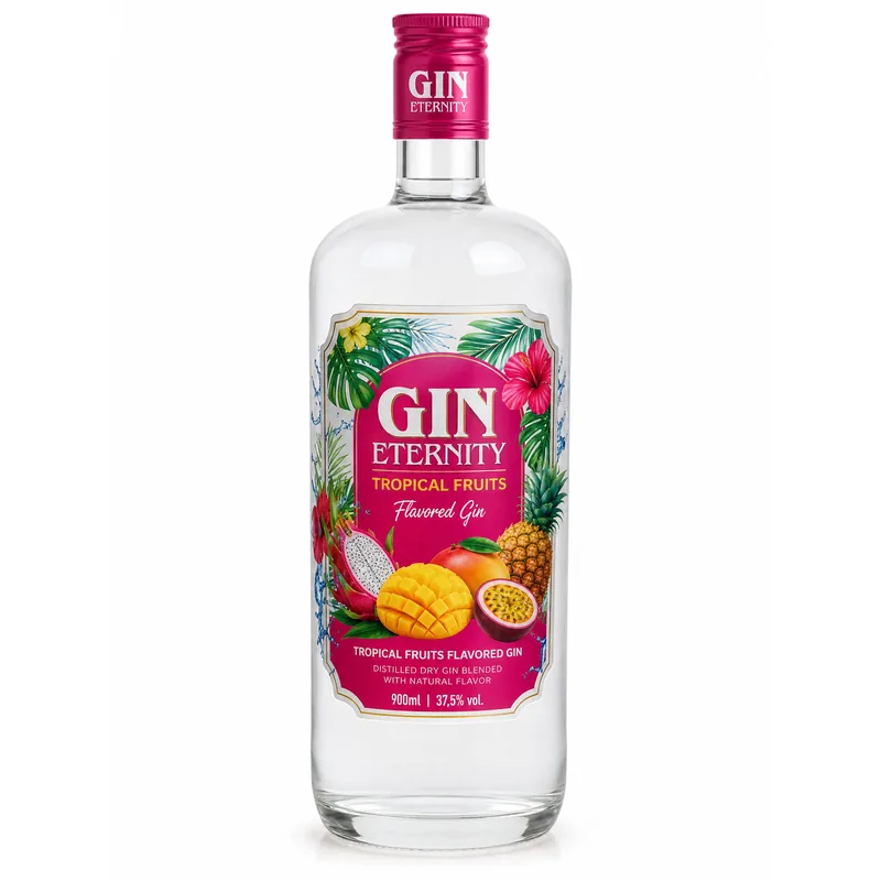 GIN ETERNITY TROPICAL FRUITS VIDRO 900ML