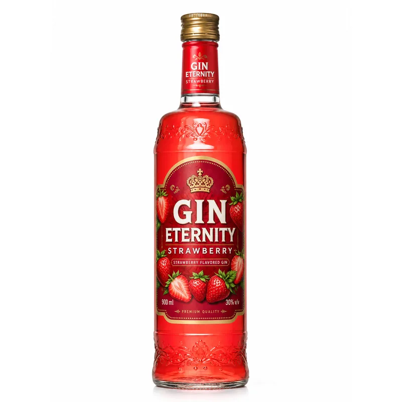 GIN ETERNITY STRAWBERRY VIDRO 900ML