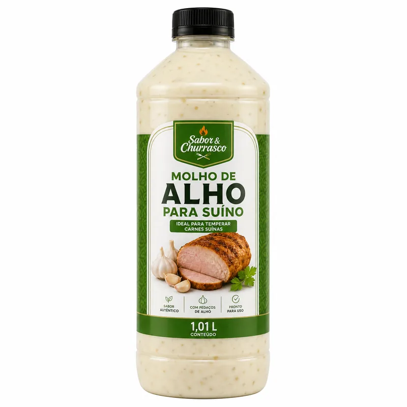 MOLHO DE ALHO PARA SUINO 1,01L