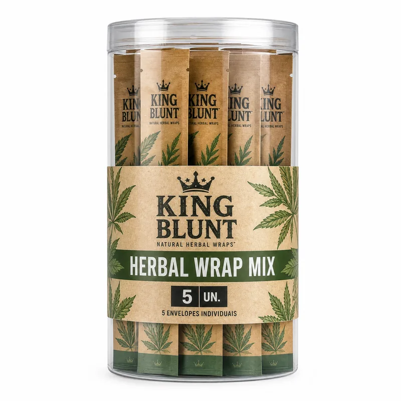 KING BLUNT HERBAL WRAP MIX C/5UN