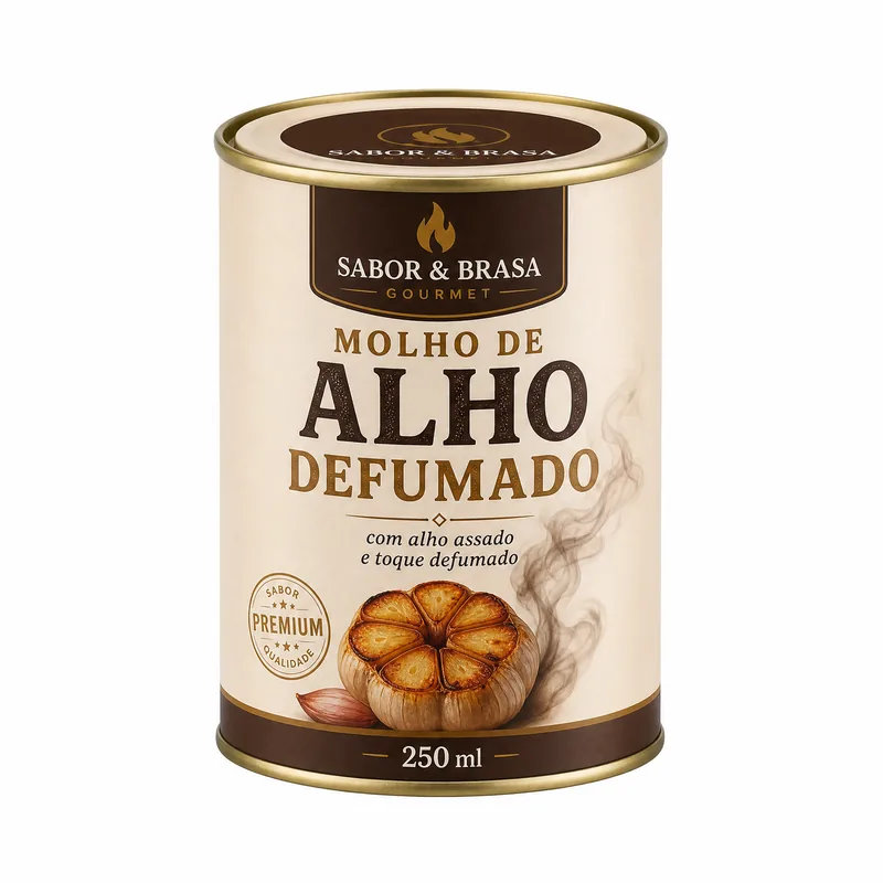 MOLHO DE ALHO DEFUMADO 250 ML
