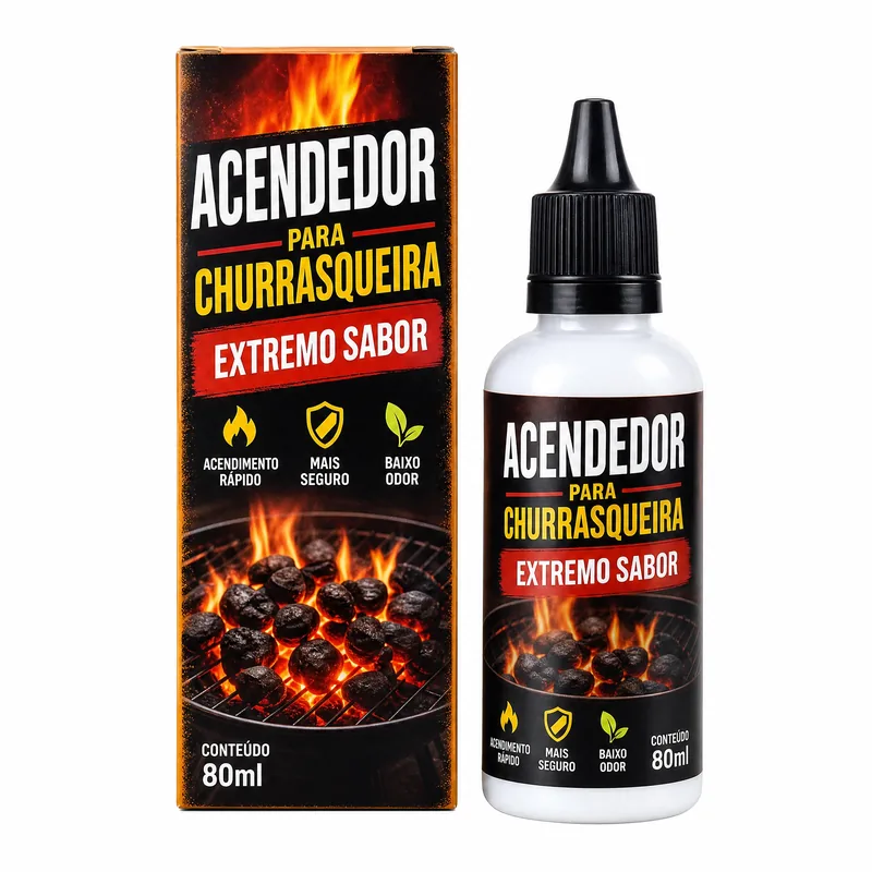 ACENDEDOR CHURRASQUEIRA EXTREMO SABOR