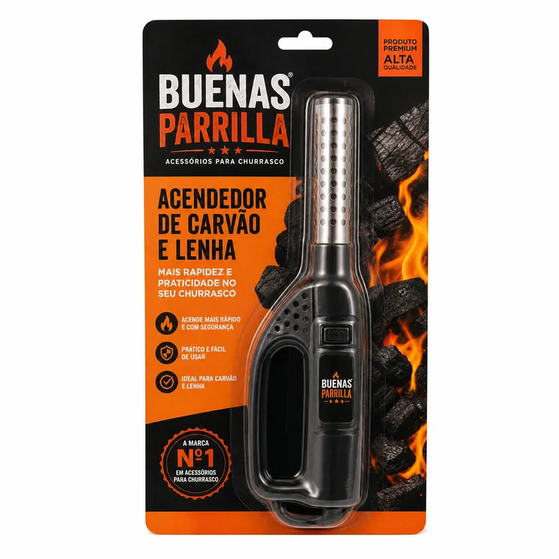 ACENDEDOR DE CARVAO E LENHA BUENAS PARRILLA