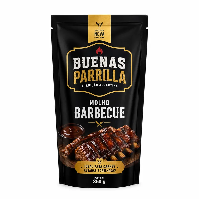 MOLHO BARBECUE BUENAS PARRILLA 350G